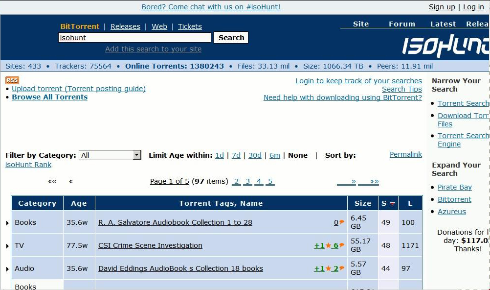 isohunt extratorrent