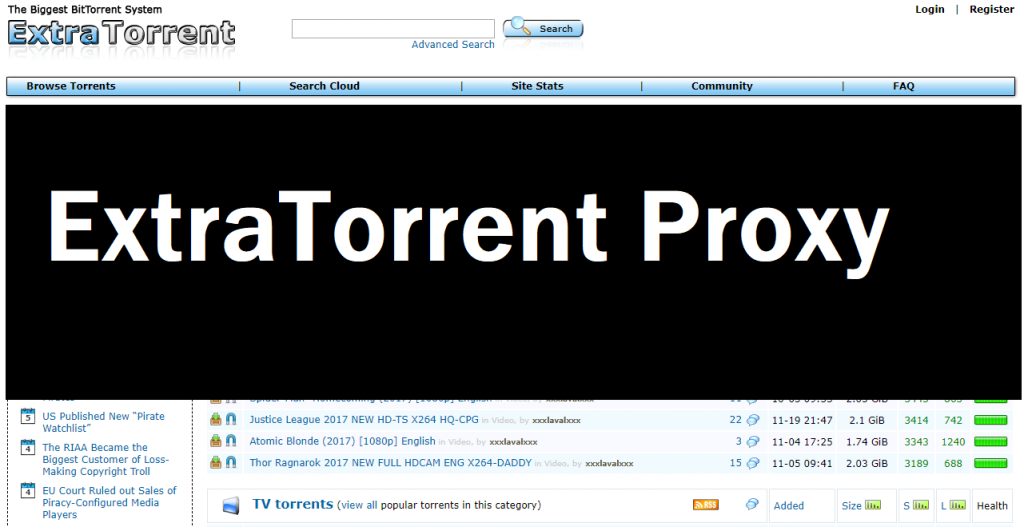 extratorrent proxy