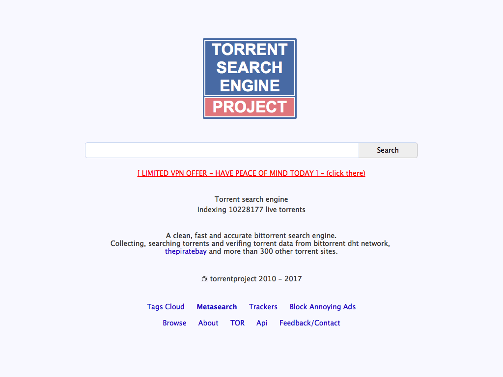 torrentproject as alternatives to extratorrent