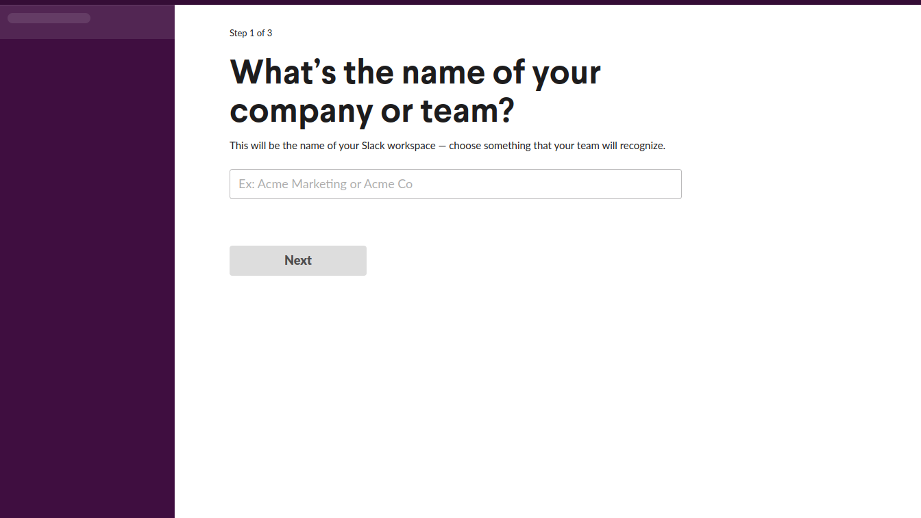 Onboarding Example #2 - Slack