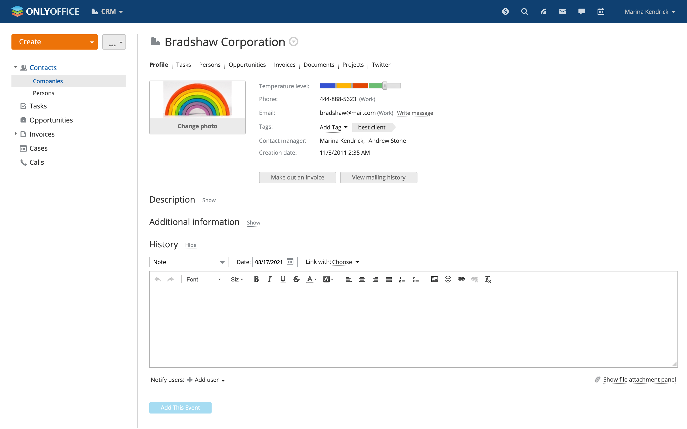 Keep track of your customer databases